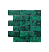 Forest Subway Peel and Stick Wall Tile | Kitchen Backsplash Tiles | Self Adhesive Tiles For Home Decor
